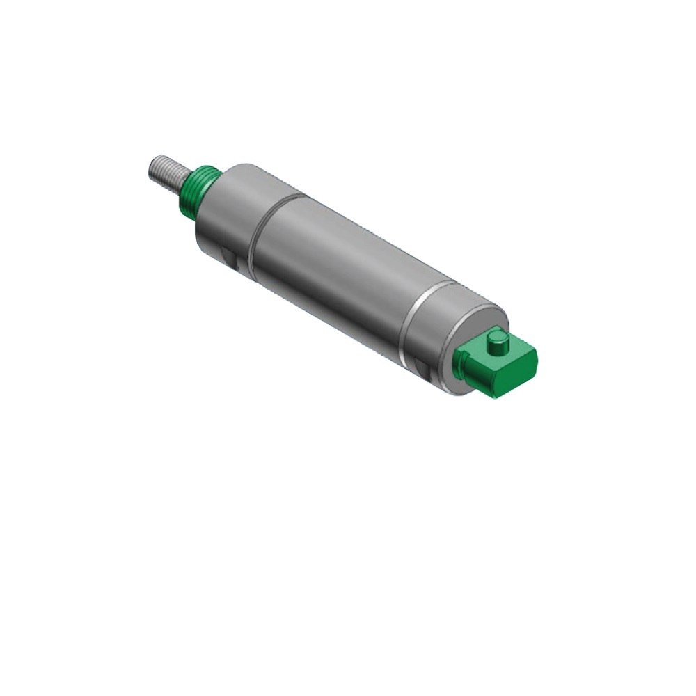 1500DG2-02A NUMATICS/AVENTICS ROUND LINE CYLINDER M SERIES 1 1/2" BORE 2" STROKE, DBL ACT, ADJ CUSH, REAR PIVOT MNT